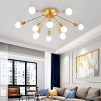 nordic creative modern led ceiling lamp personality simple living room bedroom dining room lamp warm home room lighting