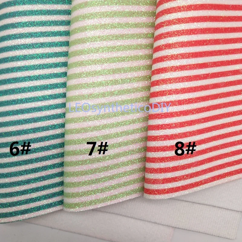 91x134 см Синтетическая кожа искусственная кожа ткань блестящая в полоску кожа ткань цветной блеск для шитья DIY K0035