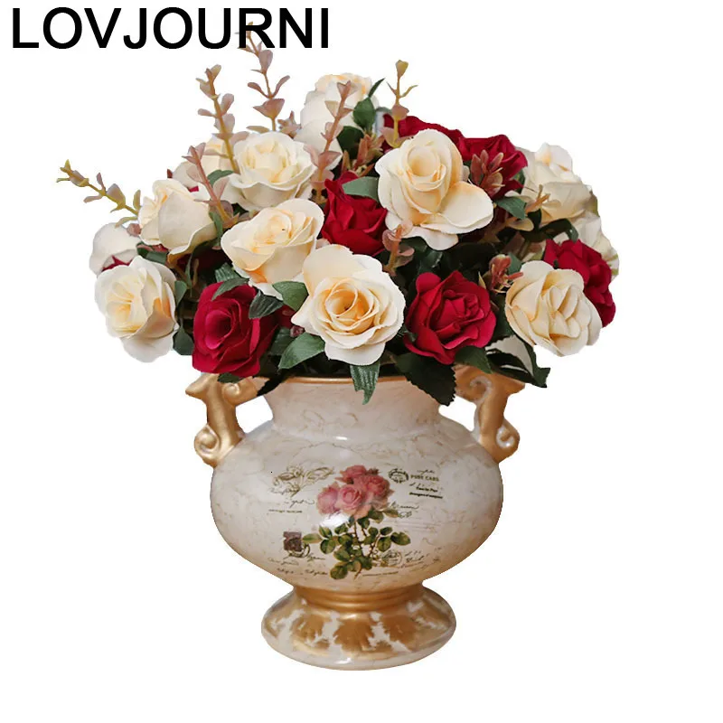 Ceramica wazony ozdobne vaso para casa jarrones decorativos современные аксессуары украшение для дома ваза