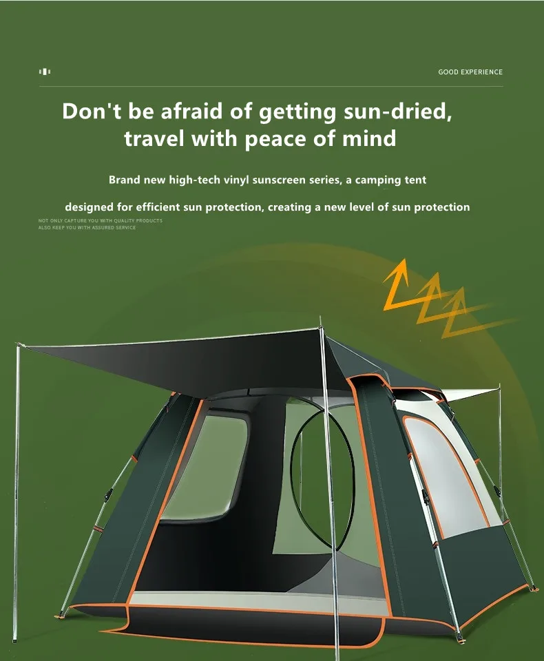 Палатка для кемпинга пикника 3-4/5-8 человек | Спорт и развлечения