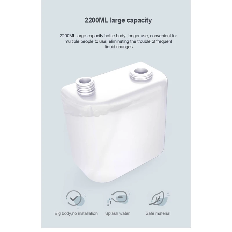 

17oz/2200ml Automatic Soap Dispenser Touchless Wall Mounted Battery Operated