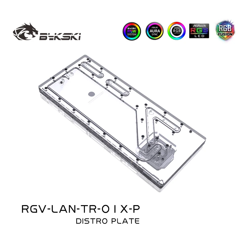 

Чехол для компьютера Bykski Distro Plate для LIANLI ODYSSEY X для процессора/GPU, радиатор с водяным охлаждением, DDC Pump,RGV-LAN-TR-01X-P