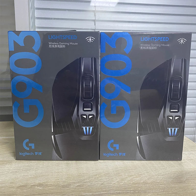 Новая Оригинальная Беспроводная игровая мышь Logitech G903 HERO LIGHTSPEED RGB 16000DPI