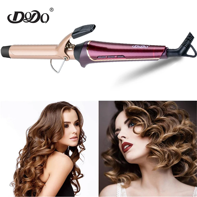 Профессиональные бигуди щипцы для завивки волос керамический ЖК дисплей анти