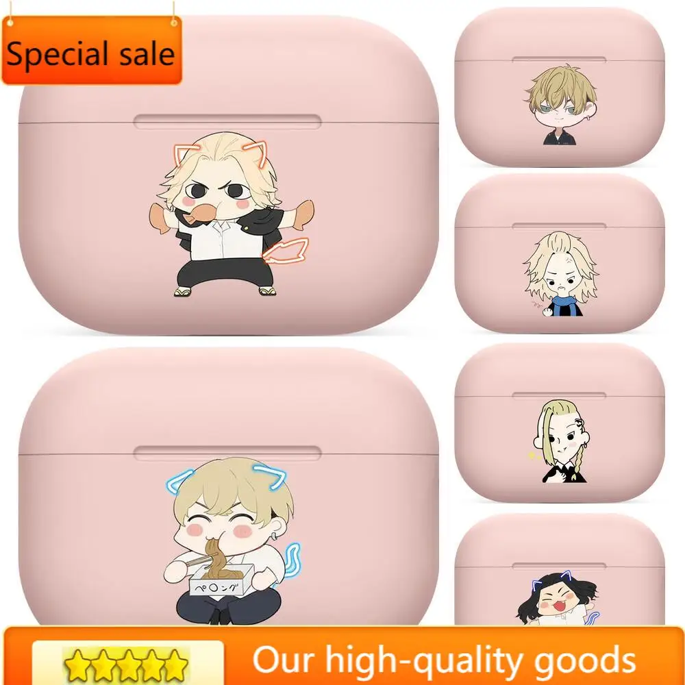 

top anime Tokyo Revengers For Airpods 1 2 pro case Protective Bluetooth Wireless Earphone Cover For Air Pods case air pod cases