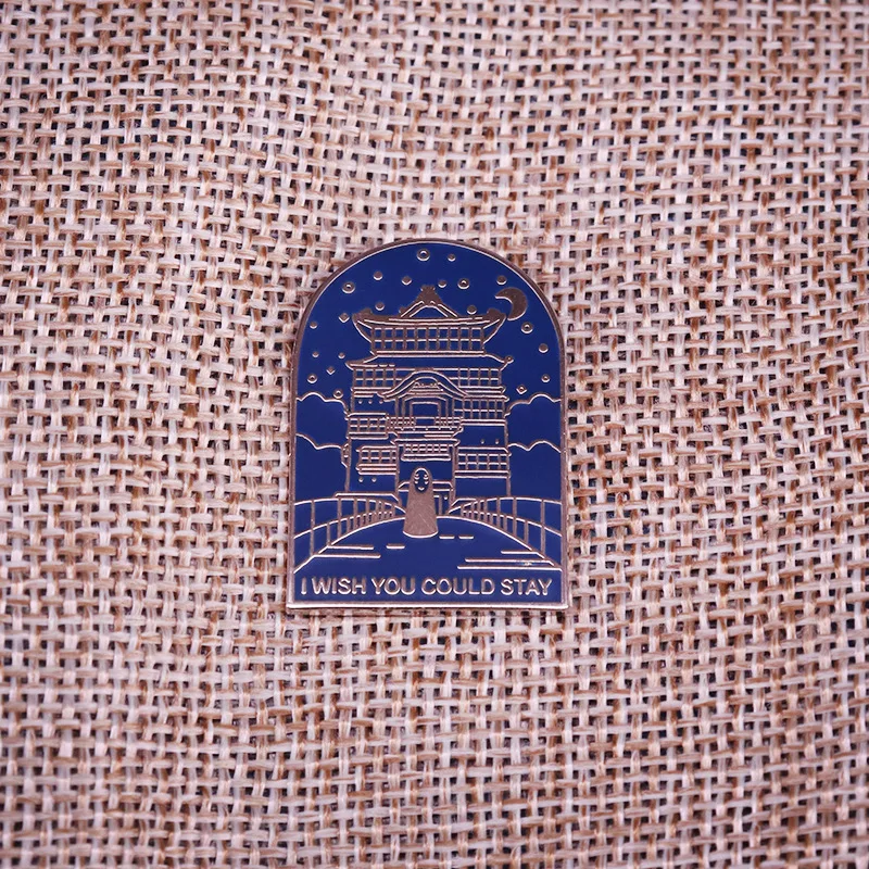 Брошь эмалированная в виде мультяшной манги Я бы хотел | Дом и сад