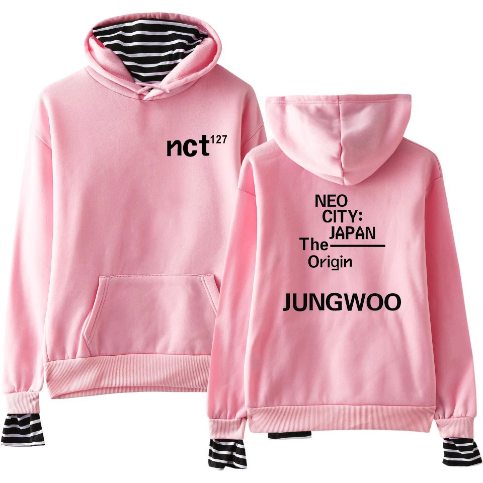 Худи с имитацией двух предметов NCT 127 свитшот для женщин и мужчин 2019 модные