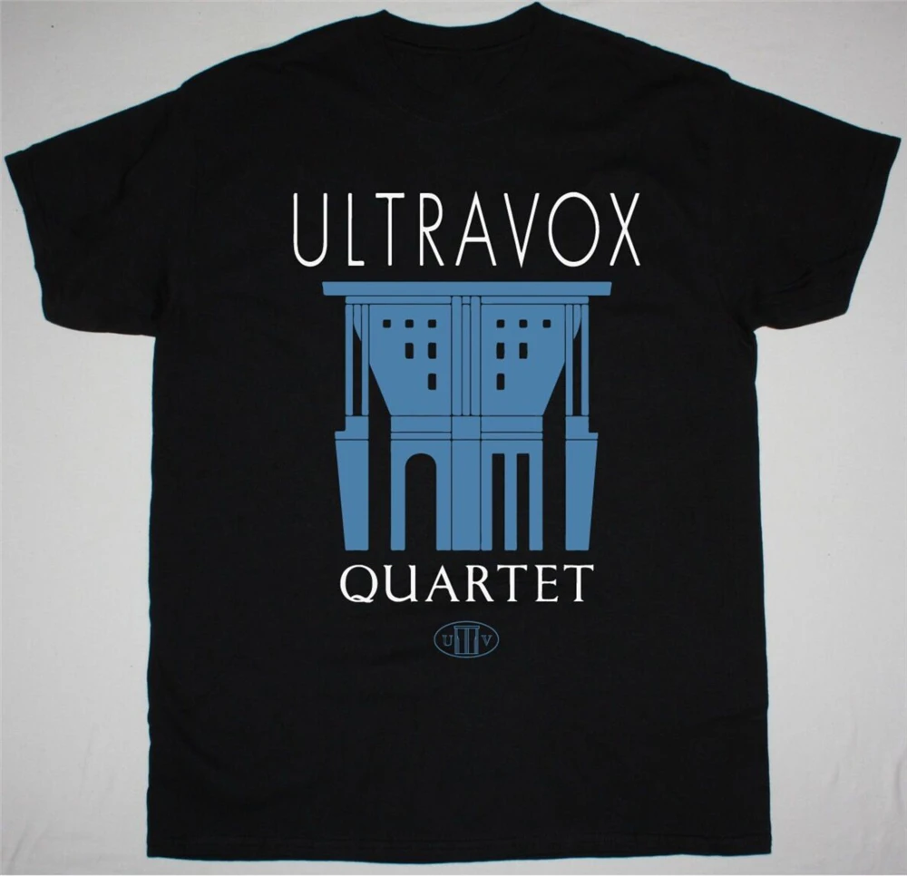 Ultravox черная футболка новая волна Synthpop Art Rock Visage мягкая клетка летние топы с