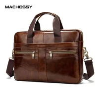 vintage leather mens bag genuine leather messenger bag men shoulder bags male laptop briefcase bag casual men handbag