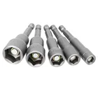 DIYWORK ветра одобренный рукав Электрический Шестигранная рукава сопла Магнитный съемник для жестких бирок для электронного отслеживания товара сверло гайка переходника драйвер комплект 68101214 мм