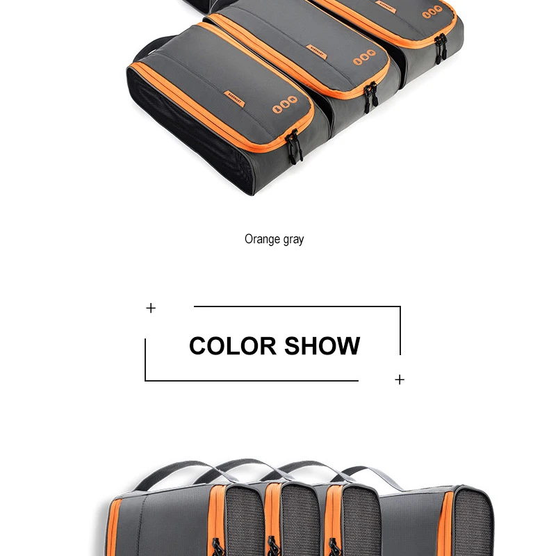 BAGSMART 6 шт. аксессуары для путешествий Упаковка Кубики багажная упаковка сумка-Органайзер для рубашки Одежда Нижнее белье подходит 2" чемодан