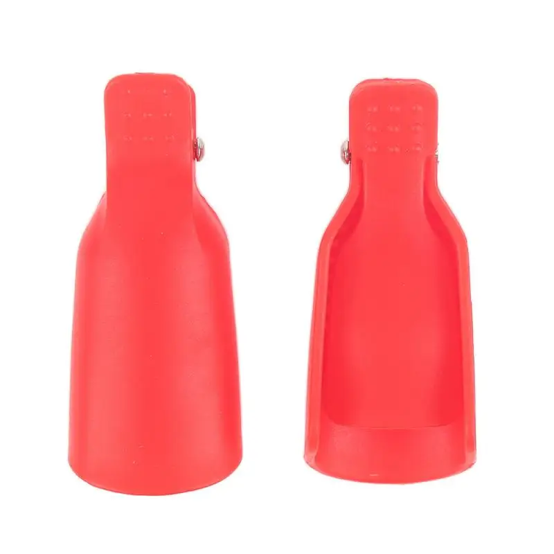 

10Pcs Plastic Hand Nail Art Soak Off Clip Cap UV Gel Polish Remover Wrap Tool Nail Polish Remover gel remover clip wrap clip