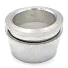 5 шт. подходит для труб OD 8 мм 304 нержавеющая сталь компрессионная муфта с зажимным кольцом с двойным зажимным кольцом фитинг