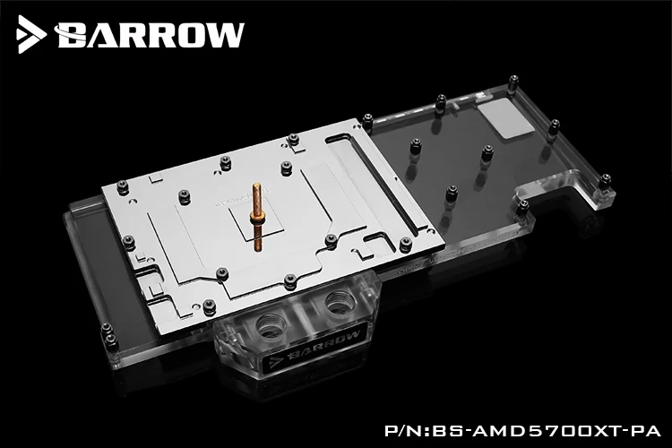 5V 3PIN Header A-RGB Курган водяного блок использовать для AMD Radeon RX 5700/5700XT GPU карты/полное покрытие GPU Медь радиаторный блок/5В 3PIN заголовок A-RGB - Цвет лезвия: 5V 3PIN Header A-RGB
