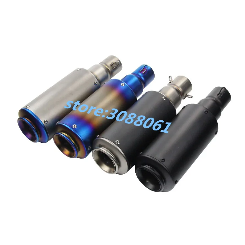 

51mm Universal Modified KAJIMAOYI Motorcycle Exhaust Escape Muffler Fit Most Motorbike CBR500 Ninja250 300 Z750 800 R6 GSXR600