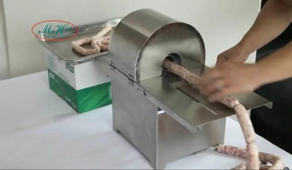 Бесплатная доставка ручная вязальная машина для колбасы Машина связывания