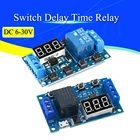 JAVINO DC 6-30V Поддержка Micro USB 5V светодиодный дисплей Автоматизация Задержка цикла таймер управление выключением реле времени задержки 6V 9V 12V 24V