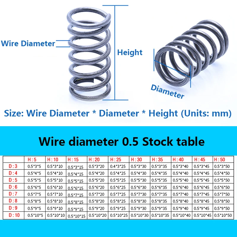 Пружина пружины под заказ пружина ротора возвратная проволока диаметр 0 5 мм 8