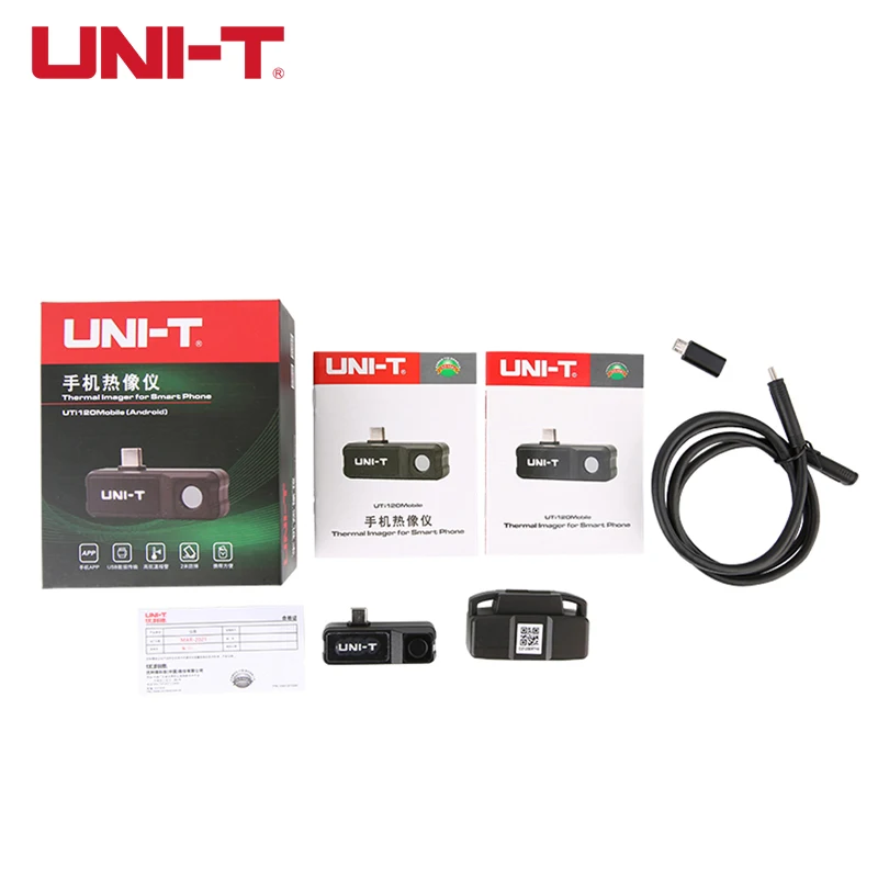 uni t thermal camera uti120 mobile phone thermal imager for phone for android type c detect water pipe floor heating free global shipping
