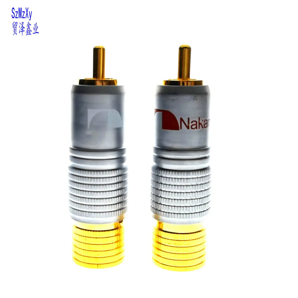 Комплект из 2 предметов с покрытыем цвета чистого 24 каратного золота Nakamichi RCA