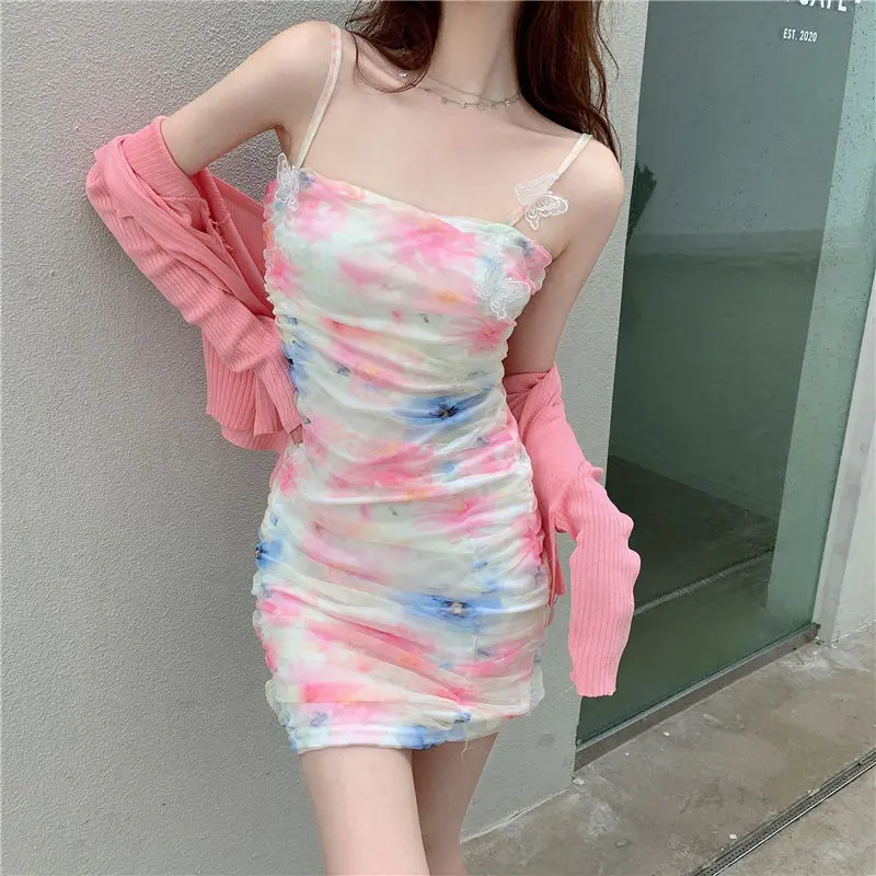 

2021 Summer Women Backless Dress Female High Waist Slim Off Shoulder Sleeveless Mini Dresses Sexy Bodycon Party Vestidos Y903