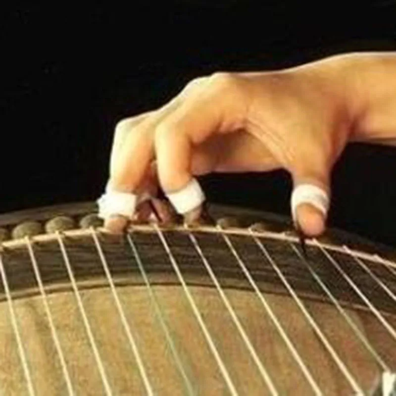 5 шт./компл. guzheng палец выбирает большой Tortoiseshell цвет ку Чжэн ногтей Withe | Спорт и