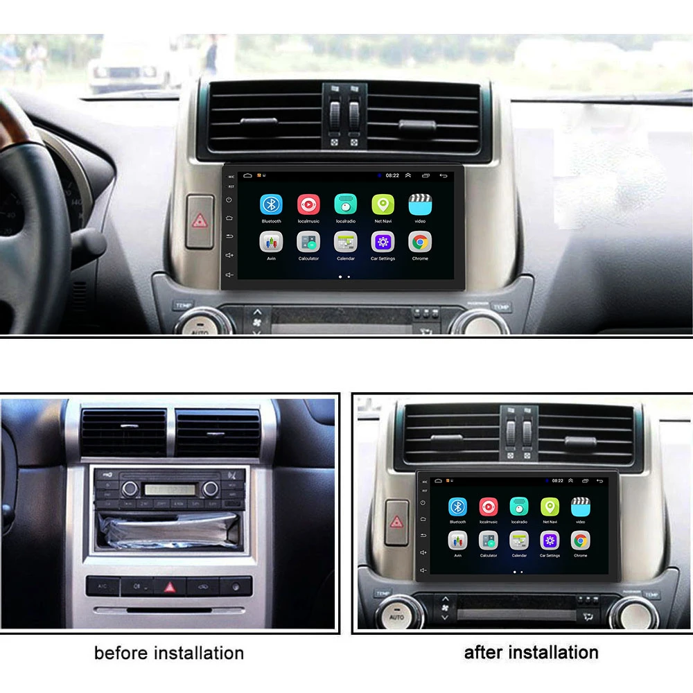 AOSHIKE Andriod GPS Navigation 2DIN HD Auto WiFi 2 Din 7" Car Audio Radio Stereo Multimedia Player | Автомобили и мотоциклы