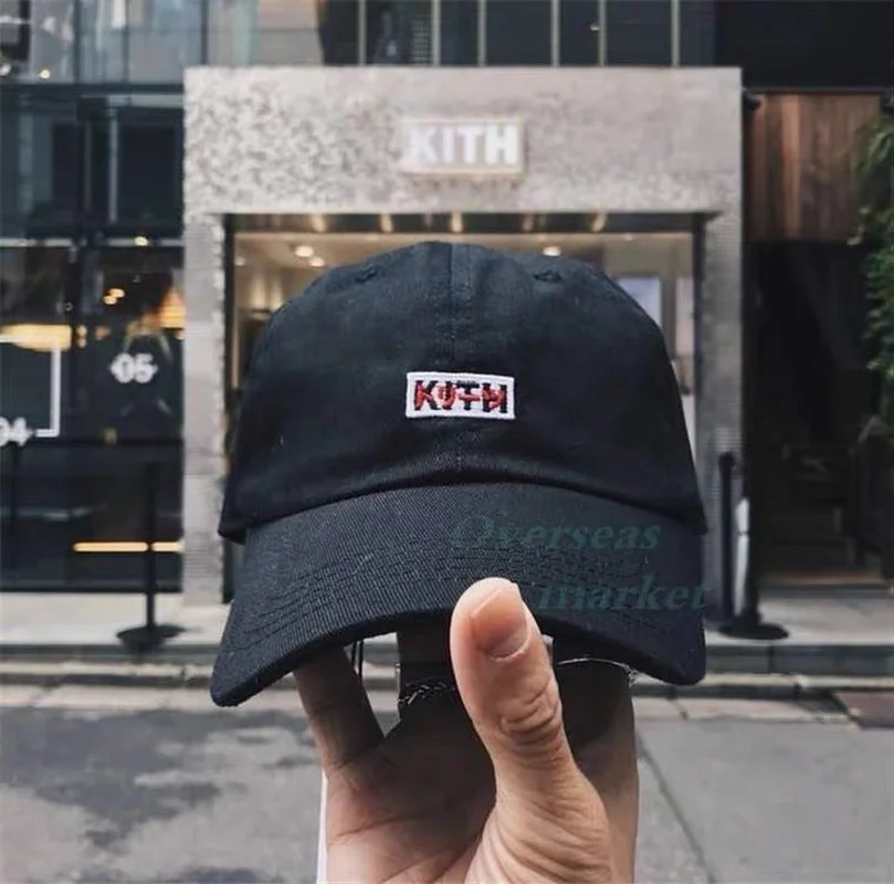 

2021ss KITH TREATS TOKYO Hat Men Women Alphabet Logo Embroidered Baseball Cap Eaves Hat Casual Cap Classic Duck Tongue Hat