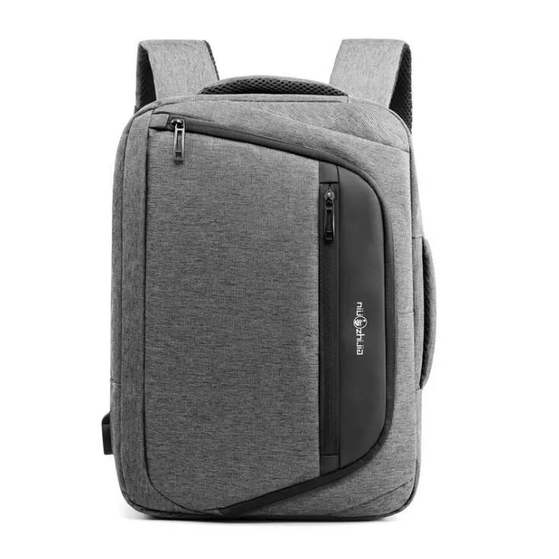 Модный новый мужской деловой рюкзак большой вместительный дорожный для ноутбука