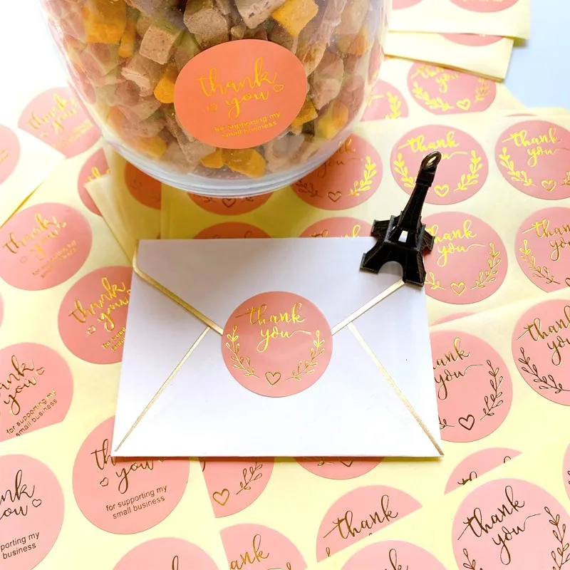 

1200 Pcs/PACK Thank You Stickers Seal Labels Scrapbooking For Package Seal Labels Custom Sticker