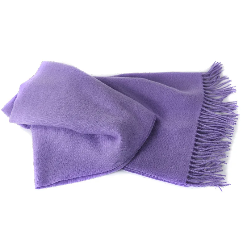 Scarf ladies Korea autumn and winter 2021 new tassel shawl men's scarf monochrome imitation cashmere head cover for women