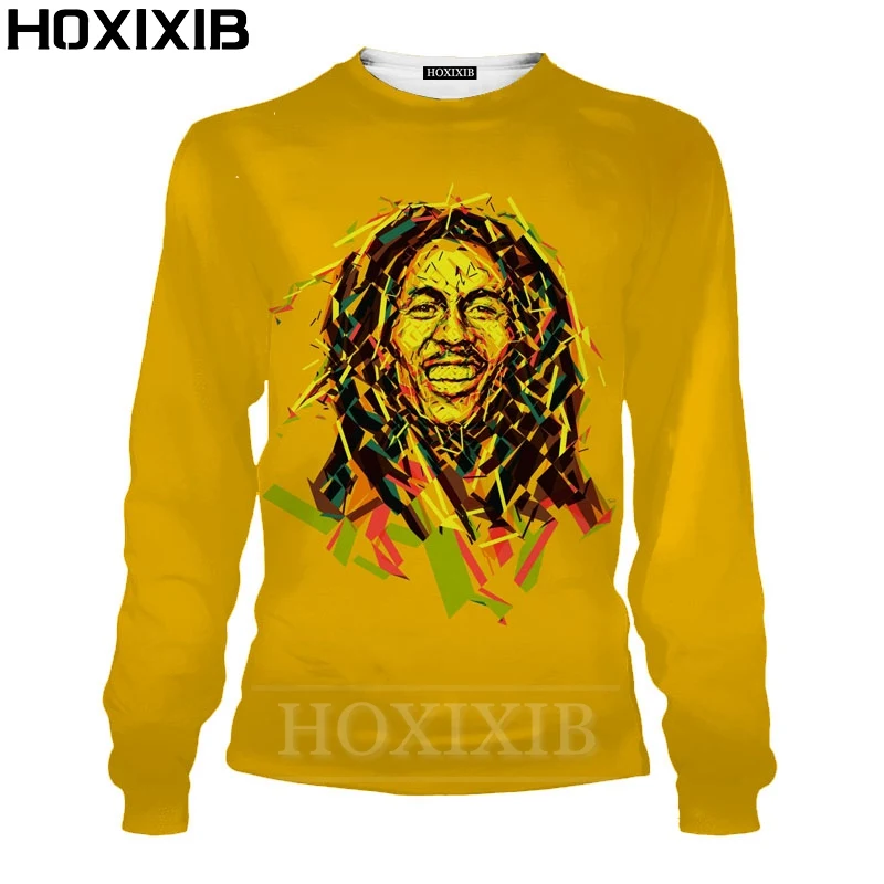 Толстовка HOXIXIB Мужская с длинным рукавом в стиле хип-хоп рок-гги | одежда