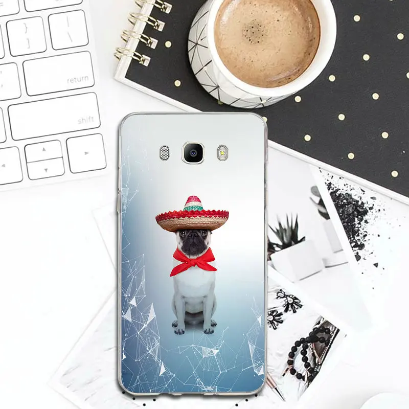 For Samsung Galaxy J3 J4 J5 J6 J7 J8 A3 A5 A7 2016 2017 2018 Coque Bags Soft Silicone Phone Cases Cute Funny Dog Welsh Corgi |