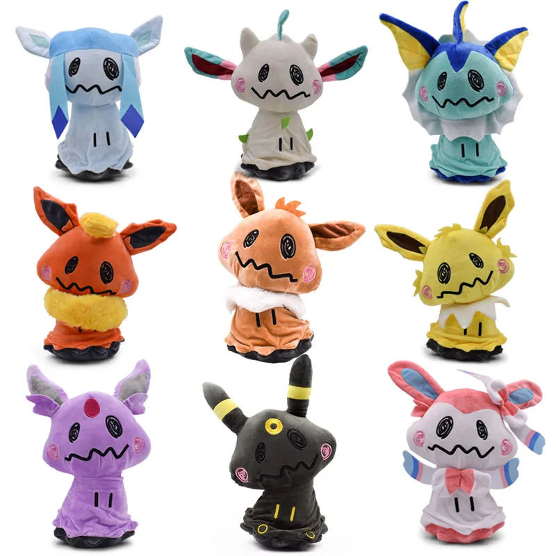 Куклы Takara Pokemon Mimikyu Косплей Eevee Umbreon Flareon Vaporeon Ice Eon Jolteon зеркаon набивные животные