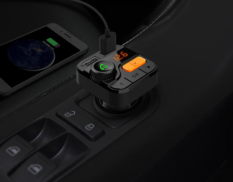 PATCHSKY беспроводной громкой fm-передатчик Bluetooth 5,0 Поддержка Micro SD карты/U диск для бас музыки USB зарядное устройство для автомобиля комплект