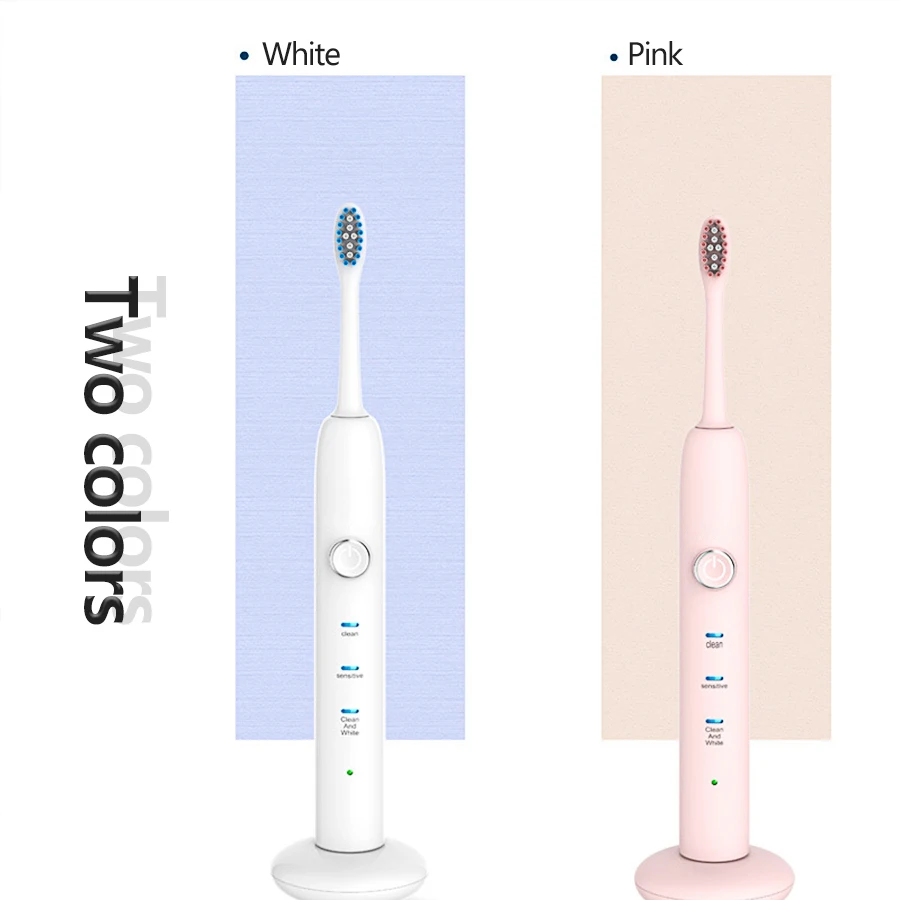 

Electric Toothbrush Sonic Adult Toothbrush Ultrasonic Electric Teethbrush Head Replacement Brush Teeth Dental Electrics Brush