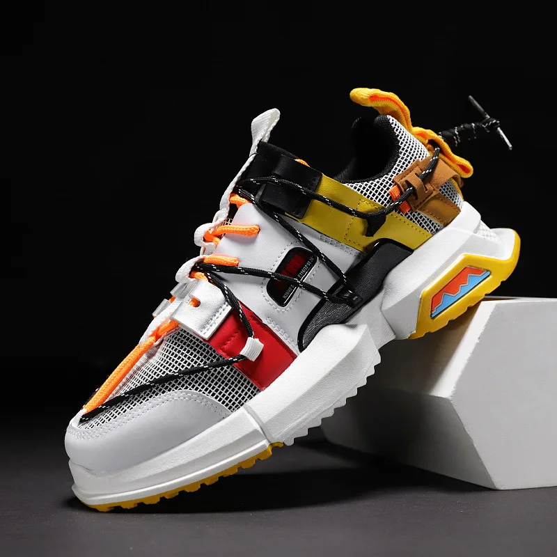 

New High Quality Shoes Men Sneakers Fashion Spring Brand Design Fall Men Casual Shoes Adult Male Sneakers Soulier Homme Trainers