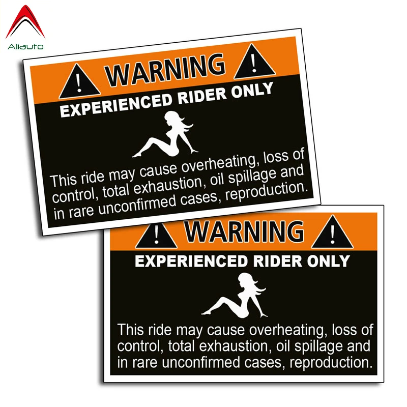 

Забавные предупреждающие наклейки для автомобиля Aliauto, 2 шт., Мультяшные аксессуары для опытного гонщика, ретро-отражающие наклейки для защи...