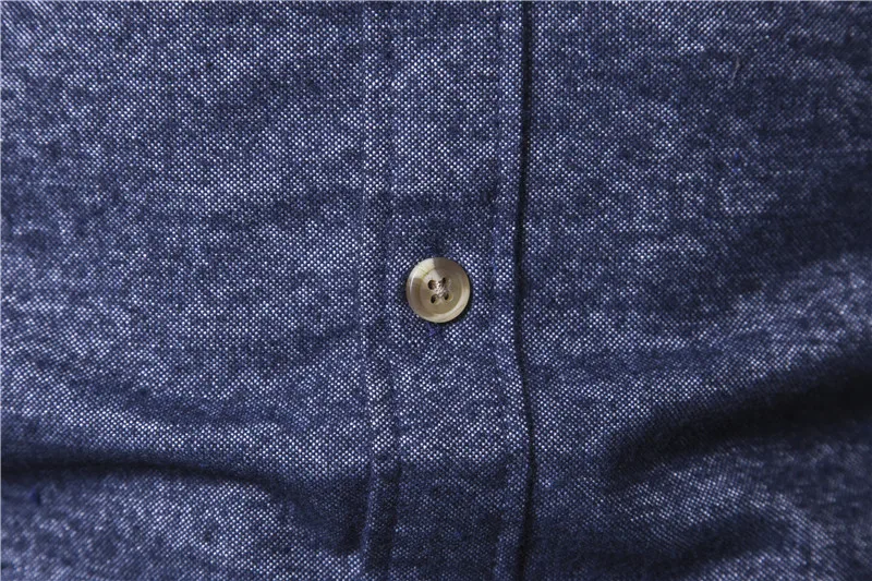 

2021 New Spring Cotton Shirt Men Slim Fit Business Social Solid Color Men's Shirt High Quality Casual Flannel Shirts Men