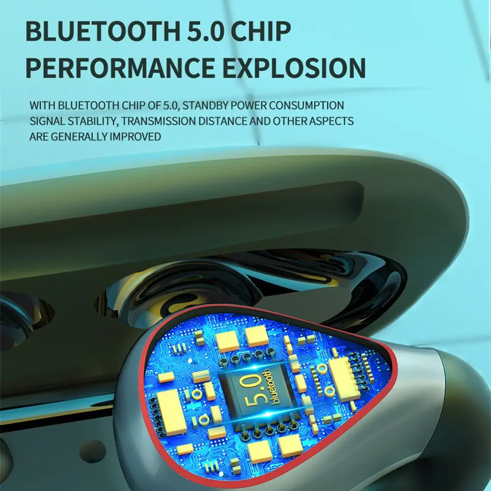 Беспроводные Стерео Наушники Bluetooth 5 0 супер бас звук громкая связь звонки с