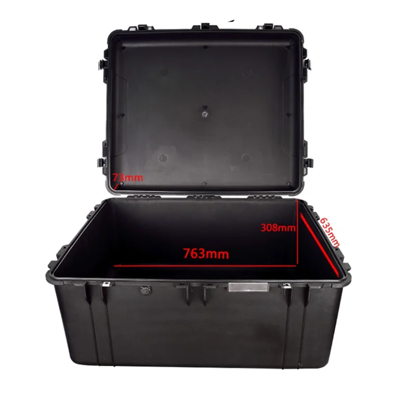 large trolley case equipment tool box waterproof and moistureproof instrument protection case safety transport box with foam free global shipping