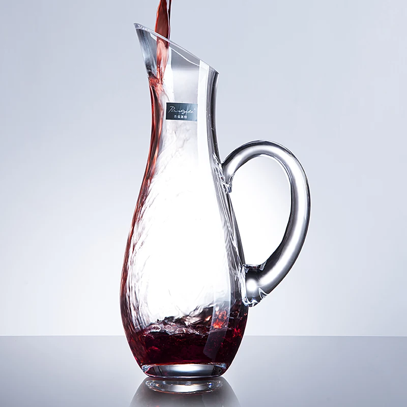 

Nordic Wine Bottle Dispenser with Handle Wine Shot Glass Dispenser Decantador De Whisky Wine Decanter Wine Separator BG50WS