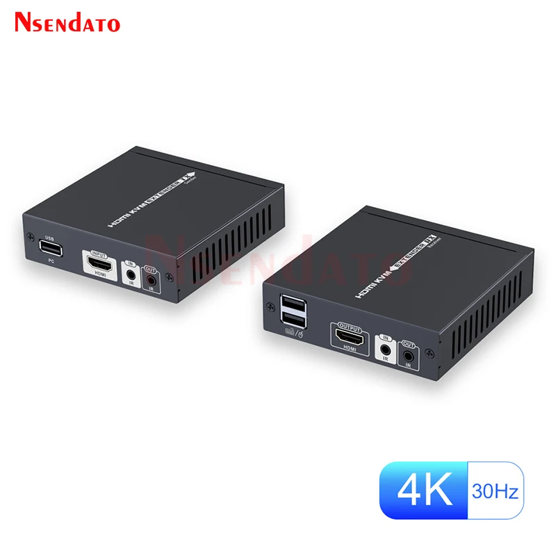 LKV375KVM HDbaset HDMI USB KVM Extender Over Cat5/6 RJ45 4K 70M HDMI беспроводной передатчик приемник для USB2.0 KVM клавиатура мышь