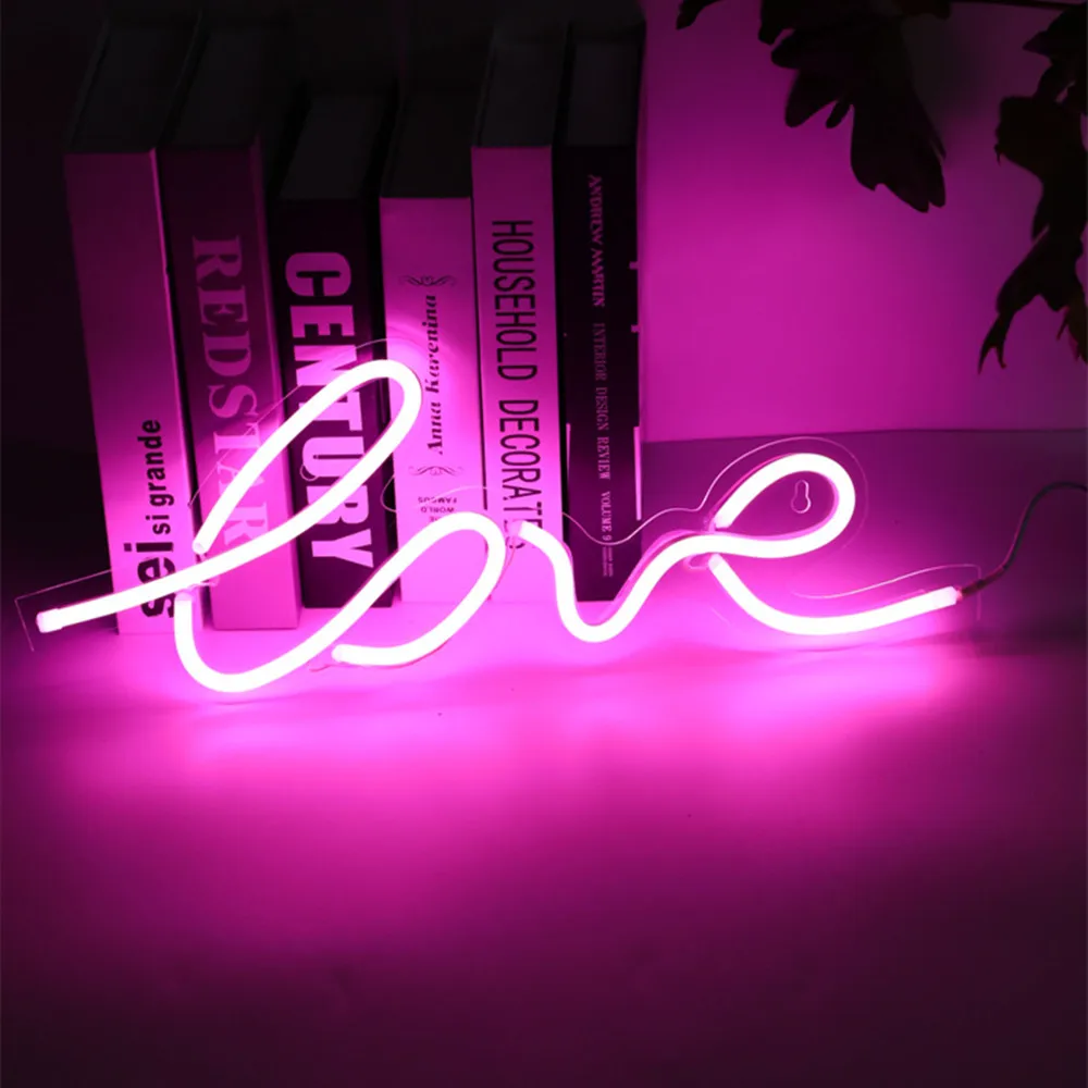 Новинка светодиодный неоновый вывеска в форме USB светильник s для крутого