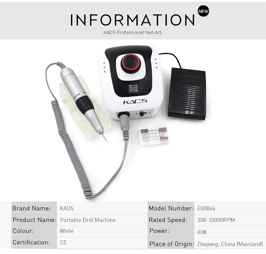 Машинка для аппаратного маникюра и педикюра 35000 об./мин. | Красота здоровье
