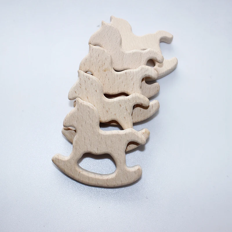 Деревянные бусины для прорезывания зубов 5 шт./лот|Детские прорезыватели| |