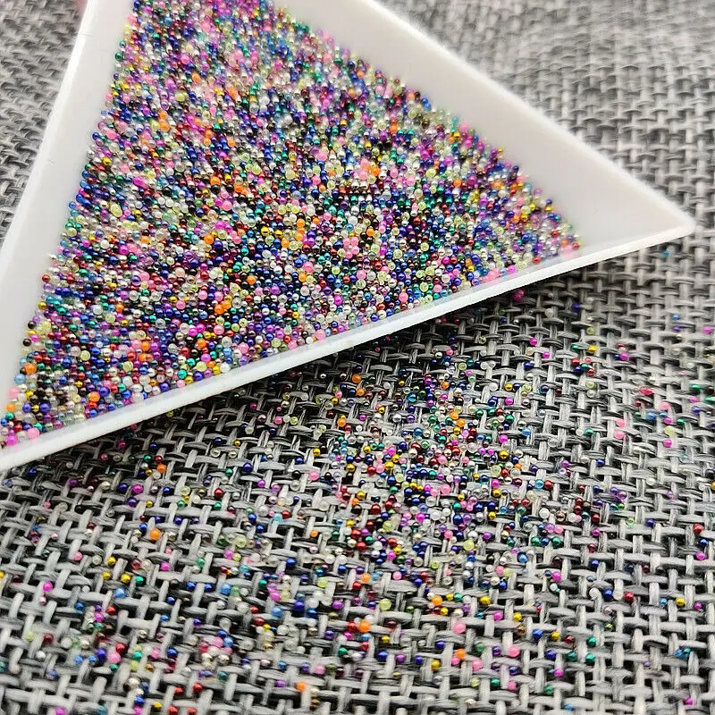 10 шт. круглый лак для ногтей Стразы бусины с украшением в виде кристаллов