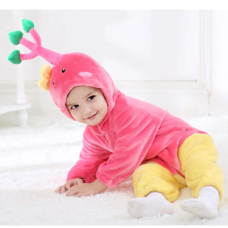 Зимняя одежда для маленьких Симпатичные тапочки с узором в виде пижамы