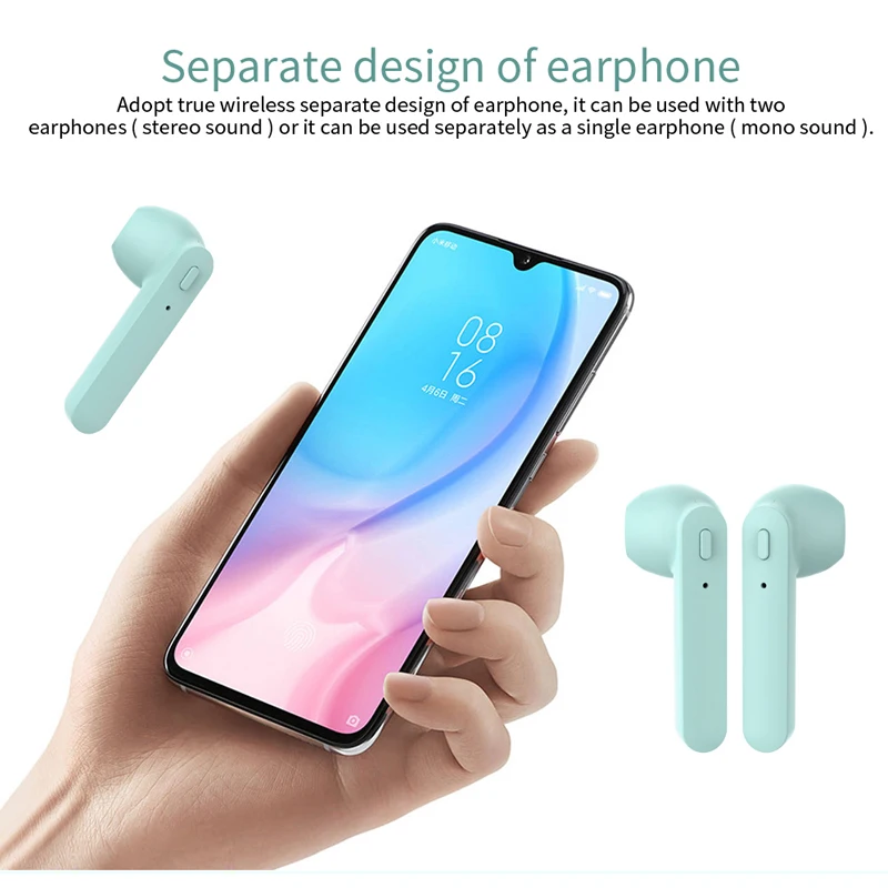 T12 наушники-вкладыши TWS с пандой из мультфильма Bluetooth 5 0 наушники стерео Бас