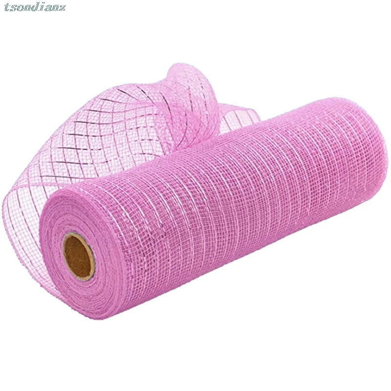 Рождественская декоративная полиэтиленовая сетчатая лента 10 дюймов x 30 футов в